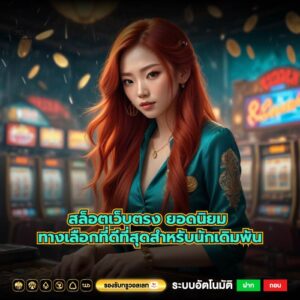 สล็อตเว็บตรง ยอดนิยม ทางเลือกที่ดีที่สุดสำหรับนักเดิมพัน